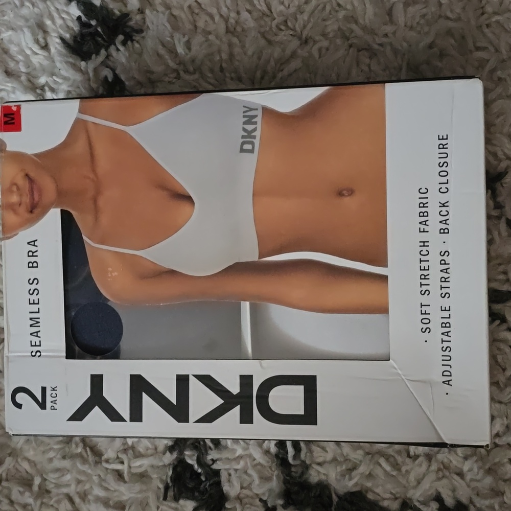 2Pack DKNY Ladies Seamless Bra - Picture 3 of 12